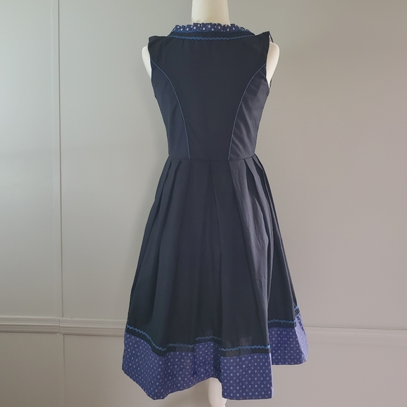 1800 Century Vibes A Lined Corset Flared Dress - Picture 3 of 8